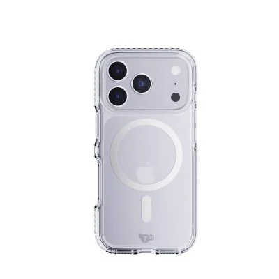 Tech21 Appleiphone 17 Pro Evocrystal W/Magsafe Clear/Metalic Silver